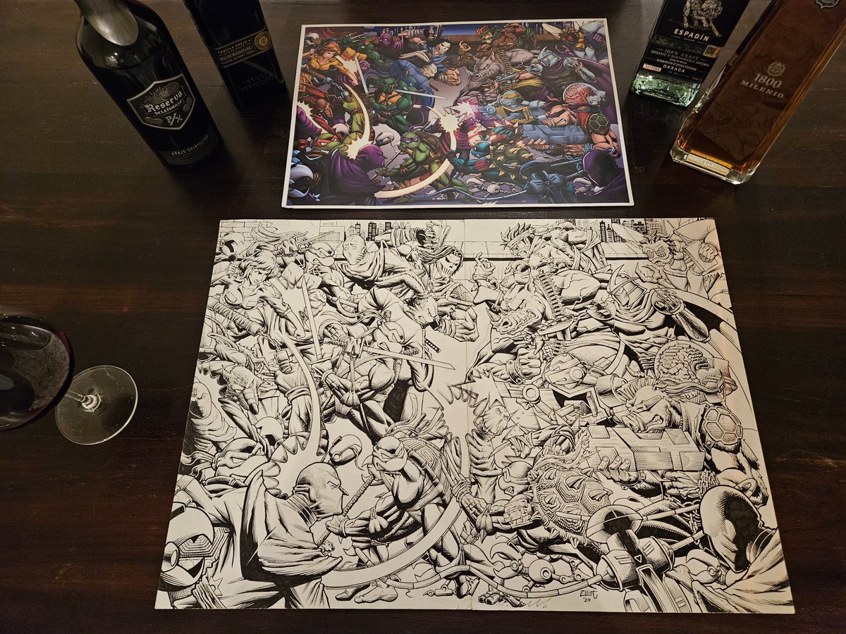 For June 30, 2025 #ComicsgateKings, I nominate Elliot Rodriguez and his fantastic TMNT art as the standard all will be judged against: