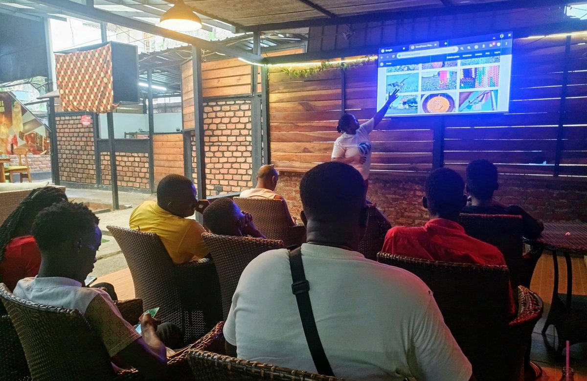WordPressJinja's tweet photo. @namuninaj @WordPress @WordPressKLA @WordPress_Kenya @WordCampUS @WordPressLira @wpretweetbot @yoast @nasr_samah @AfricanTechVC 2/2 Highlights from our recent hybrid WordPress Jinja Meetup on 28.06.2025 at The Office, Jinja building on our previous inclusive AI sessions, our creatives and devs were guided physically and online on how to utilize WordPress #AI tools and a contributor session #WordPressJinja https://t.co/oqdNvVI4eg