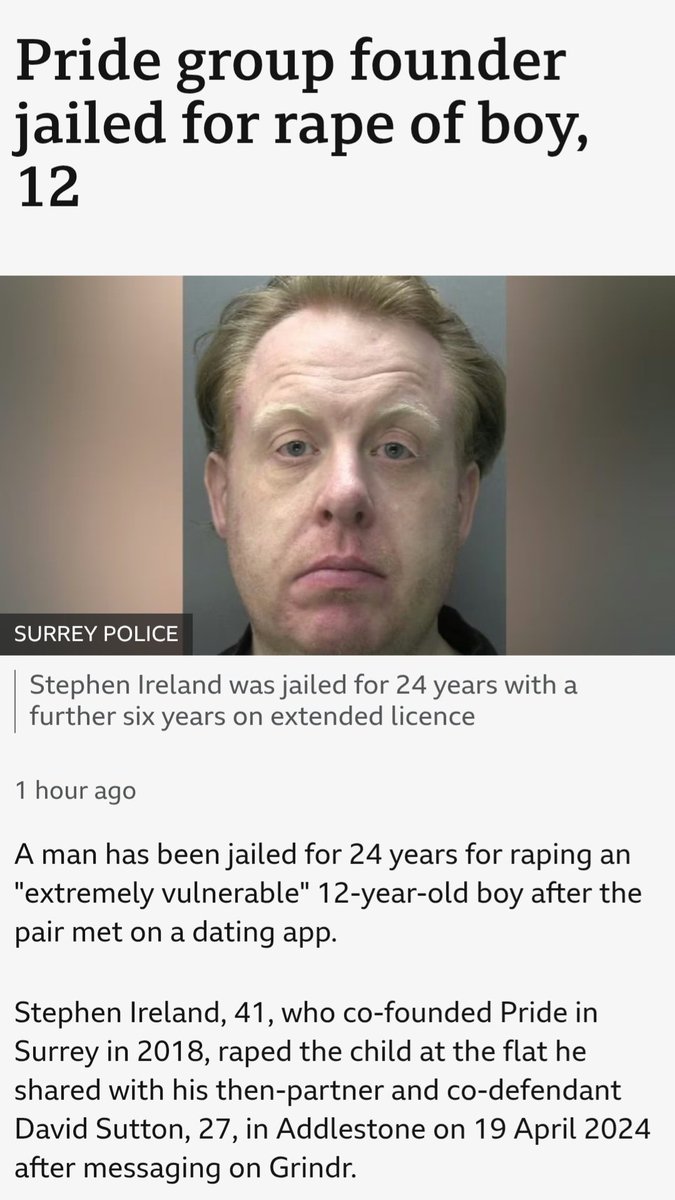 TraceyOMahony81's tweet image. The "Pride Movement" acts as a cloak for sexual predators.
Anyone who thinks naked men (or women) parading in front of children at a "Pride Festival" is okay is a sexual deviant - and I do not care if you are the parent of the child or a stranger. You are a sexual deviant. Full…