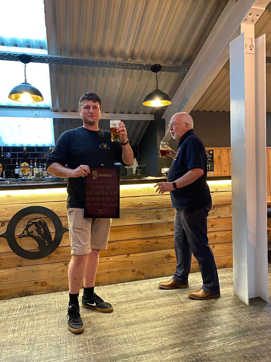 GooseTap's tweet image. We only went and won @BfdCamra Pub Of The Season!!! We’re proud as punch of this achievement. With so many brilliant pubs within Bradford Camra’s area, it’s phenomenal to be voted one of the best. Cheers! 🍺🍺