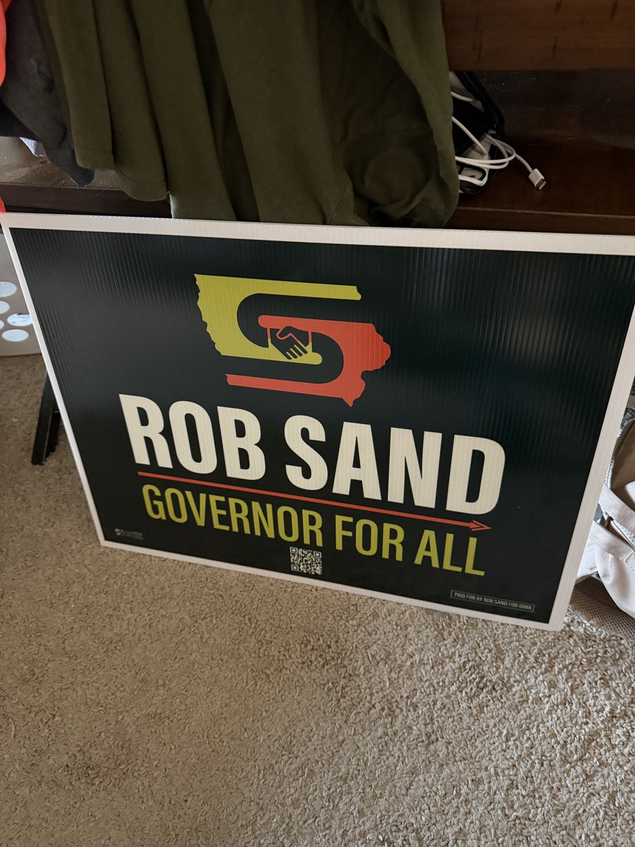 Ready to roll, <a href="/RobSandIA/">Rob Sand</a> 💪 #JoCoVotes