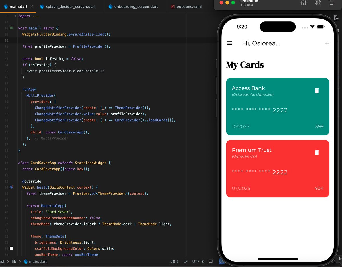 OsiUgheoke's tweet image. Hey mobile devs, it’s been a long while since I last posted! I’ve been busy mastering the art of programming with AI. I’d be launching my first Android/iOS app and can’t wait to share more about it soon! Watch this space ✨✨✨
#iosdeveloper #flutterdeveloper #coding #code #coder