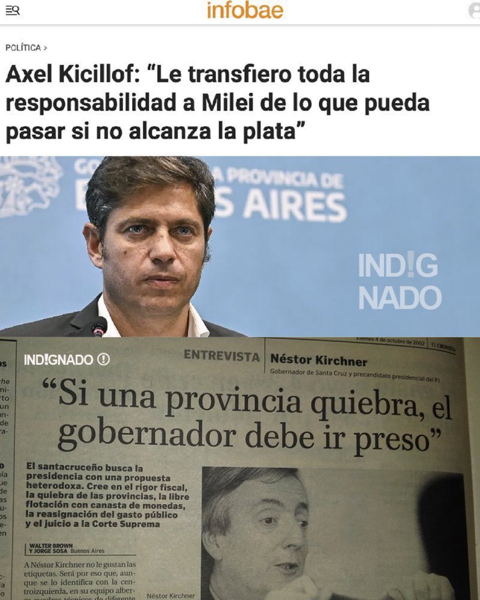 Deja tu “Si” si Kicillof debería ir preso.

#KicillofPelotudo