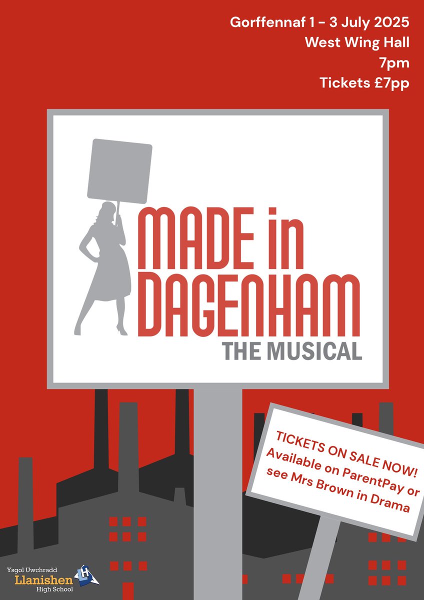 Ruben Kelman Former ASIC/WYPM 🏴 🗳️📢 (@rubenwyp) on Twitter photo 🎟️GET YOUR TICKET ON THE DOOR! This week Tuesday-Thursday! Look forward to seeing everyone in the audience, as we at <a href="/LHScardiff/">Llanishen High School</a> travel back to 1968 to retell the story of equal pay for women! #MadeinDagenham #AlwaysBlue 🎟️GET YOUR TICKET ON THE DOOR! This week Tuesday-Thursday! Look forward to seeing everyone in the audience, as we at <a href="/LHScardiff/">Llanishen High School</a> travel back to 1968 to retell the story of equal pay for women! #MadeinDagenham #AlwaysBlue
