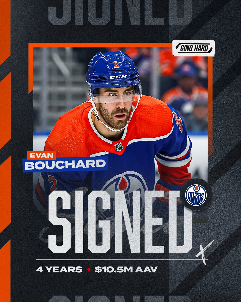 THE BOUCH BOMB IS STAYING IN OIL COUNTRY 🚨🟠

Evan Bouchard re-signs with the Oilers on a massive 4-year deal 💰