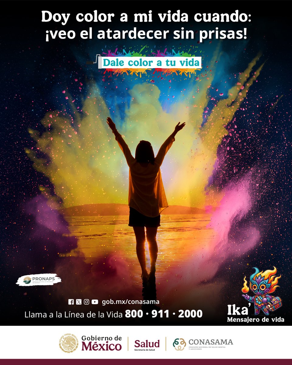 Detenerse no siempre es perder el tiempo. A veces, mirar cómo cae el sol es todo lo que necesitamos para reconectar.
#DaleColorATuVida