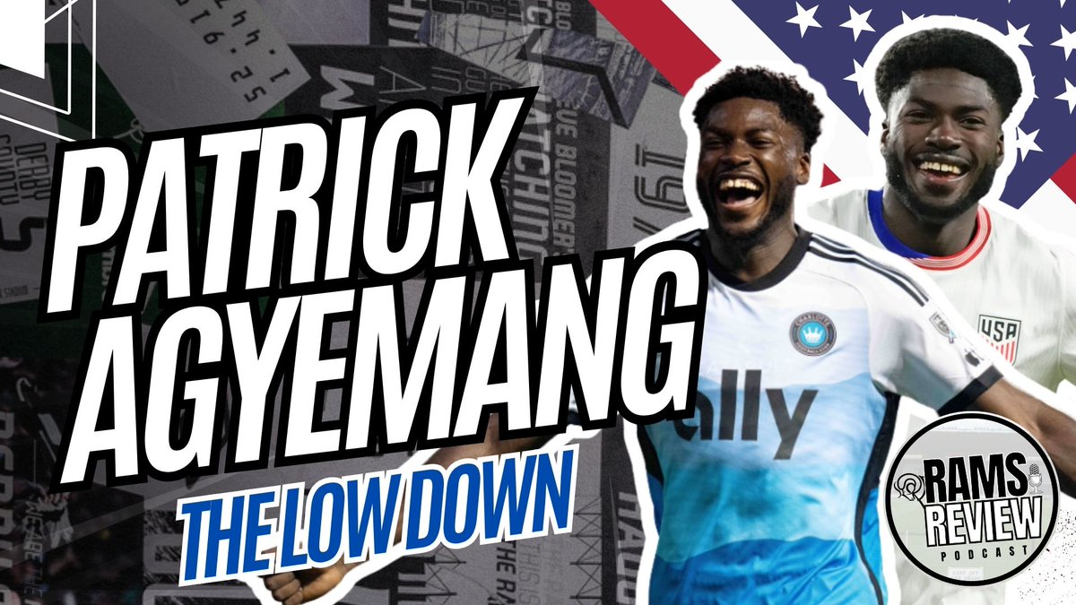 🚨Out Now🚨

Derby County have been linked to <a href="/CharlotteFC/">Charlotte FC</a>'s Patrick Agyemang. What can he bring to #DCFC? We are joined by @CharlotteFCpod and <a href="/TheDPPod1/">The Designated Players | An MLS Podcast</a> to find out!

🇺🇸Defenders nightmare
🐏Physical presence

Watch here: youtu.be/yD96gQc_9SY

#dcfcfans #ForTheCrown #USMNT