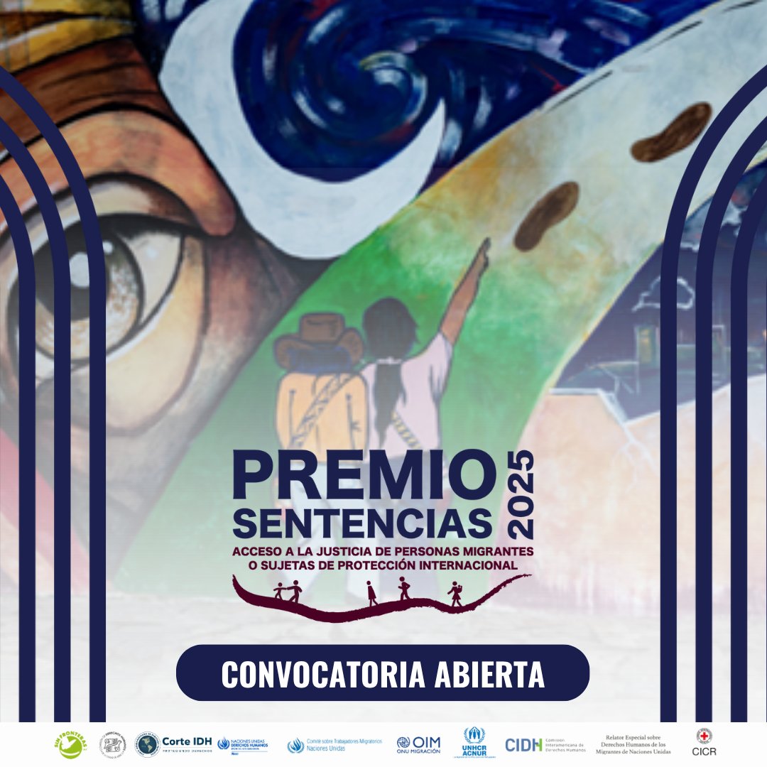 ONUDHmexico's tweet photo. ⚖️ ¡Ya está abierta la convocatoria del Premio Sentencias 2025!

🌎 Este Premio reconoce y visibiliza sentencias que han garantizado el acceso a la justicia para personas en situación de movilidad humana en la región.

🔗 Consulta las bases 👉https://t.co/qrPs6uMJgc https://t.co/ljW4WwJ9eD
