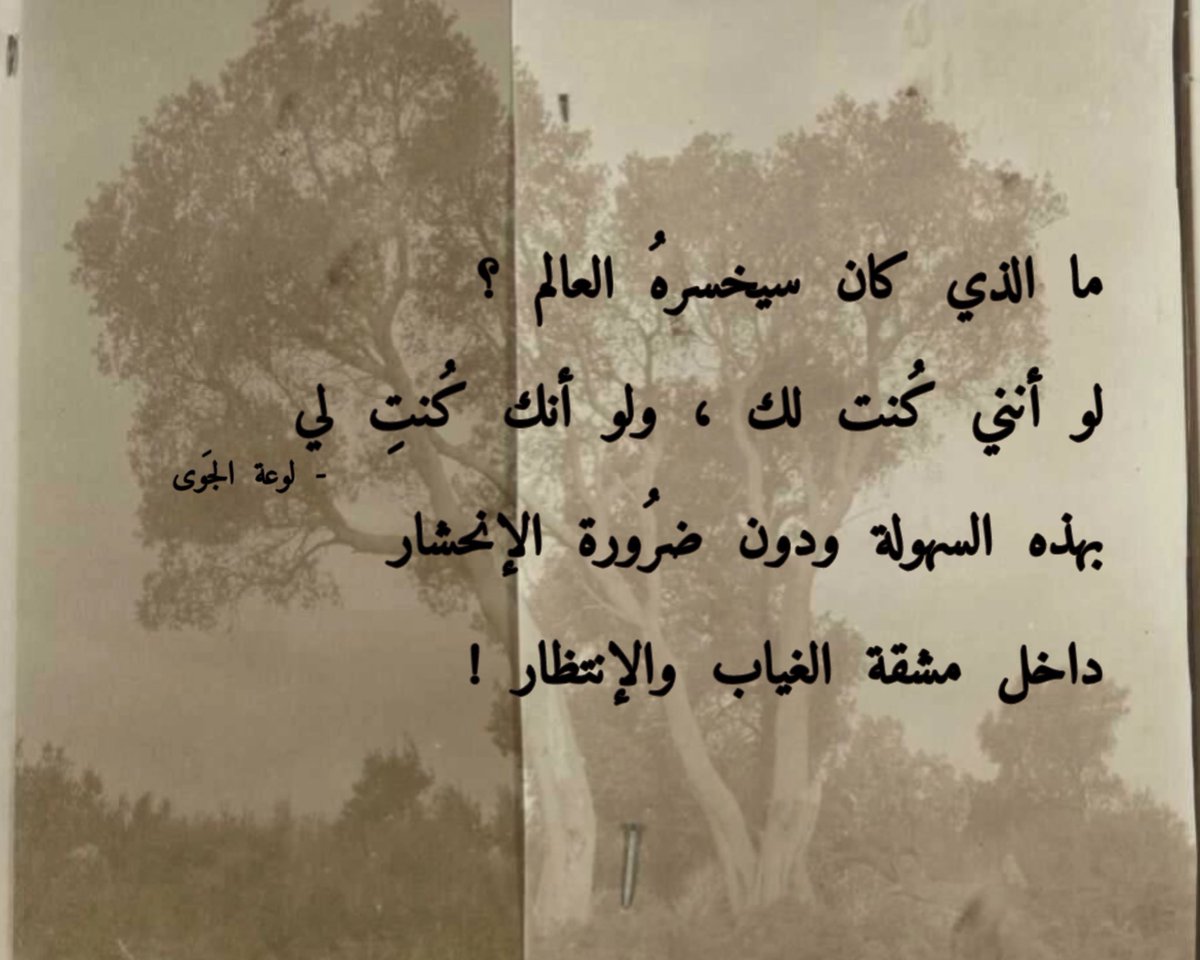 لَوعةُ الجَوى /‏ Last Light of the sun (@44il_e) on Twitter photo 