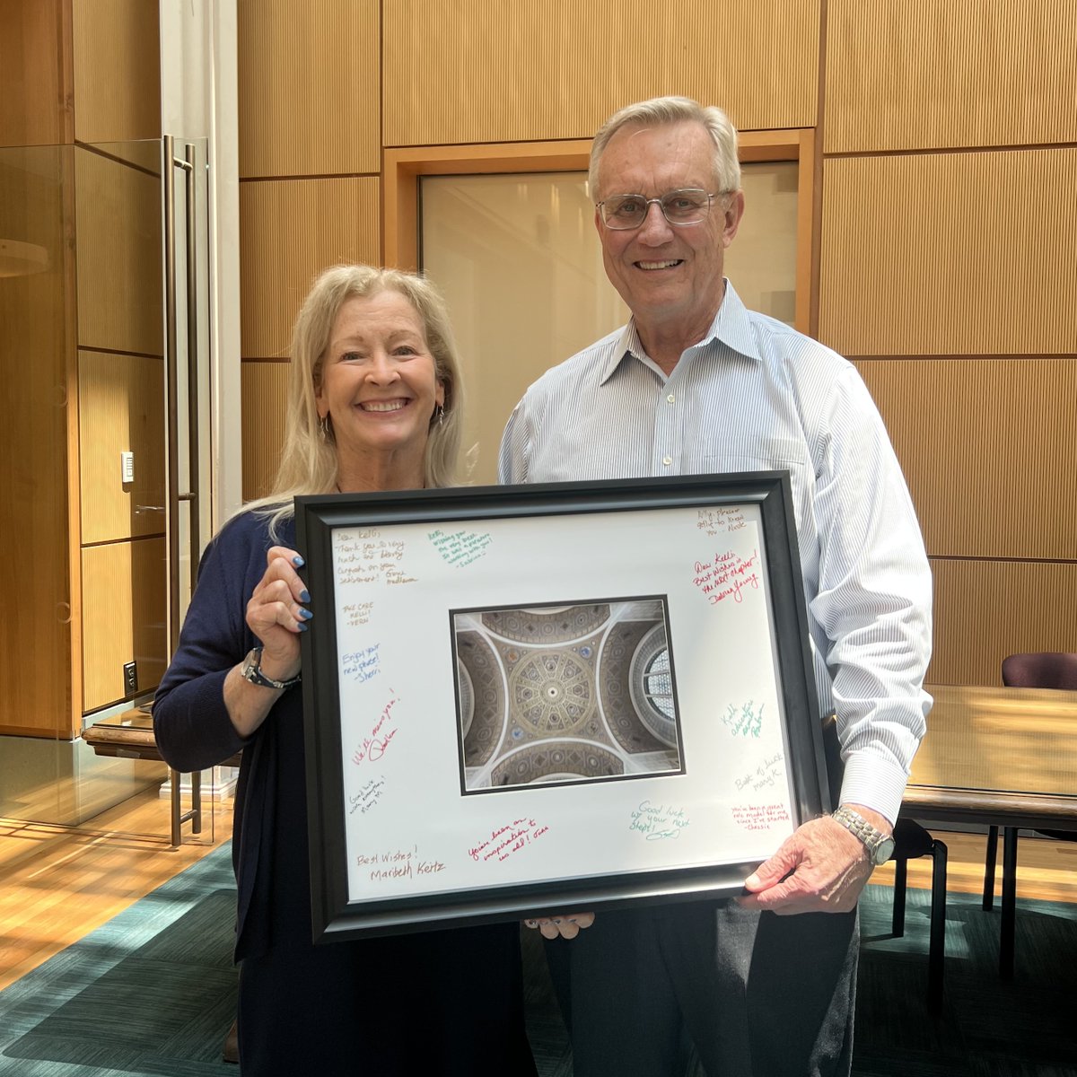 theNAEng's tweet image. As Dr. John L. Anderson concludes his distinguished term as NAE president, we extend our heartfelt thanks for his leadership, steady guidance, and unwavering commitment to advancing engineering for the public good. These photos are few of many special moments from his farewell!