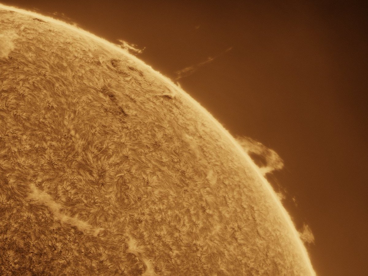 MBerto7's tweet image. Sesión solar de hoy (30-06-2025)

Long Perng 80 f6.25
Daystar Quark chromosphere 
Player One Apollo-M Mini
Player One ERF S-Series
Svbony UV IR cut