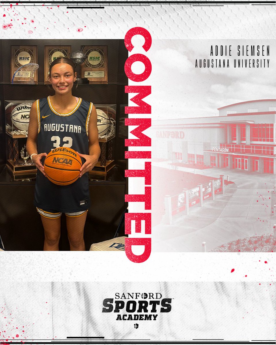 Sanford Sports Academy Basketball Teams (@ssahoopsteams) on Twitter photo WHAT A WEEKEND FOR THE #SANFORDFAMā¼ļø
Represented in St. Cloud and here at the Pentagon AND had 4ļøā£ athletes pick their college š”!!!
<a href="/SamDeGroot_/">Sam DeGroot</a> - Augustana
<a href="/sam_ericsson1/">Sam Ericsson</a> - Augustana
<a href="/Will_Kuhl_IV/">William Kuhl</a> - Northern State
<a href="/AddieSiemsen/">addie siemsen</a> - Augustana
#SanfordSports | #StrongerTogether WHAT A WEEKEND FOR THE #SANFORDFAMā¼ļø
Represented in St. Cloud and here at the Pentagon AND had 4ļøā£ athletes pick their college š”!!!
<a href="/SamDeGroot_/">Sam DeGroot</a> - Augustana
<a href="/sam_ericsson1/">Sam Ericsson</a> - Augustana
<a href="/Will_Kuhl_IV/">William Kuhl</a> - Northern State
<a href="/AddieSiemsen/">addie siemsen</a> - Augustana
#SanfordSports | #StrongerTogether