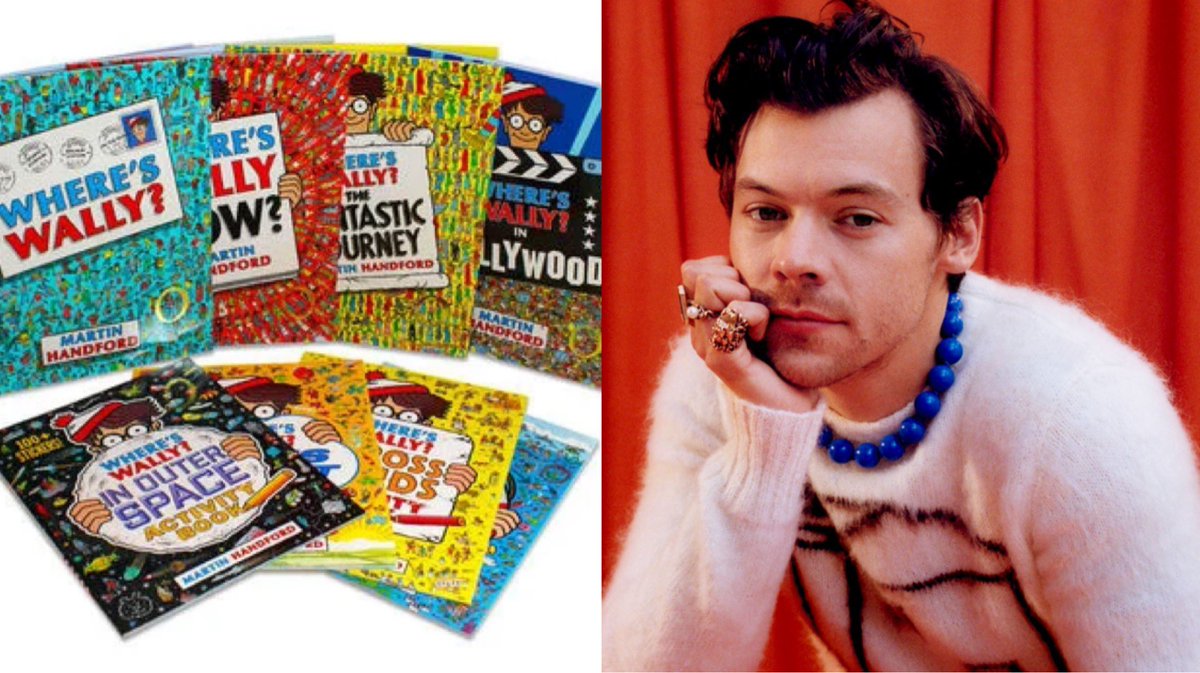 Harry Styles says he’s just bought all the Where’s Wally? books if anyone fancies popping round to do all the Where’s Wally? books this weekend