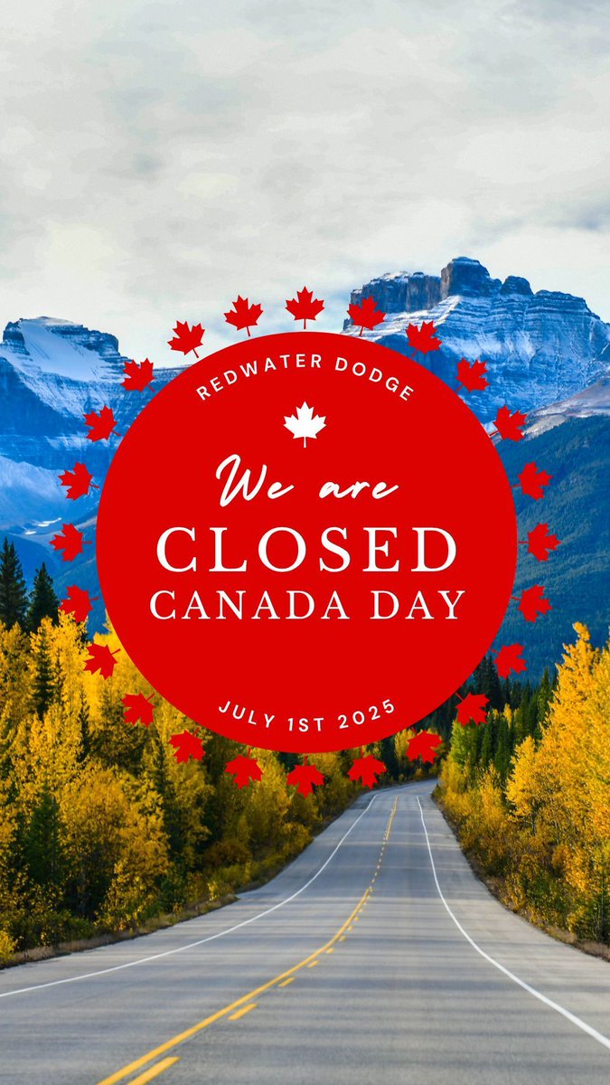 RedwaterDodgeAB's tweet image. Friendly reminder - Redwater Dodge will be closed for #CanadaDay, July 1st. 

Whether you&apos;re looking to cool off, spend quality time with family, or just have some fun in the water, the pool is the place to be! 

Splash into Canada Day with a #FREESwim with the @redwater_official