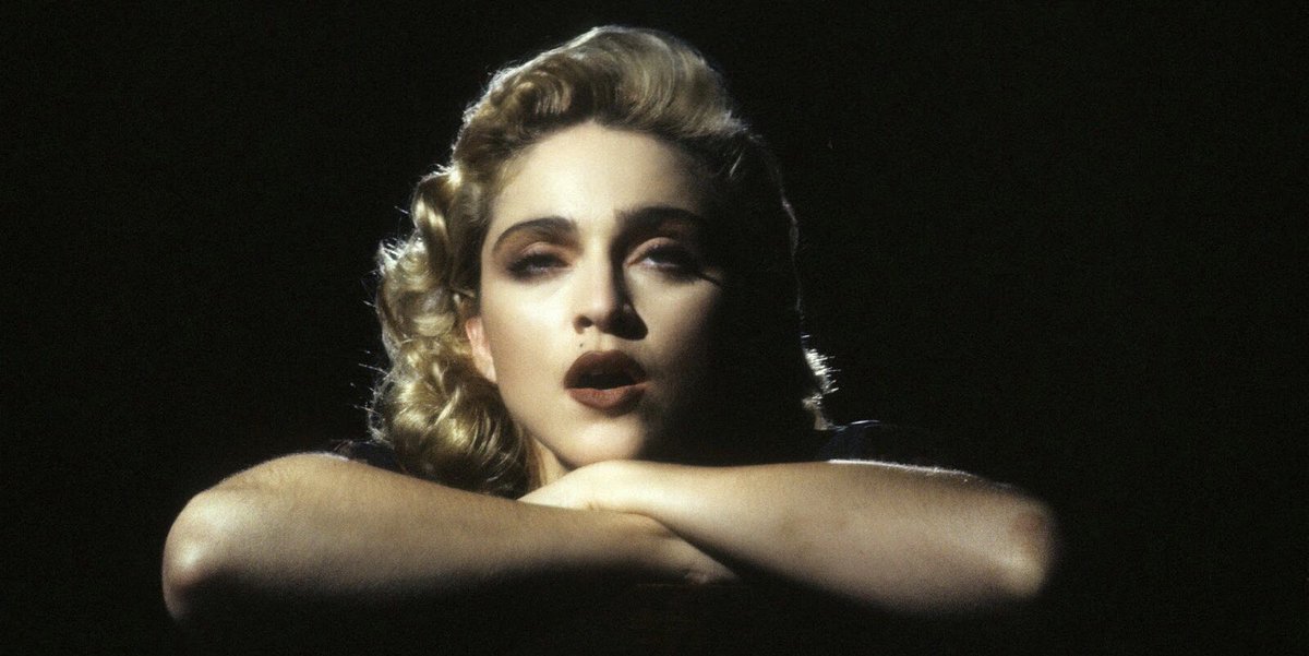 Madonnarchive's tweet photo. happy 39th anniversary to “true blue”. https://t.co/5rvJORP8Sv