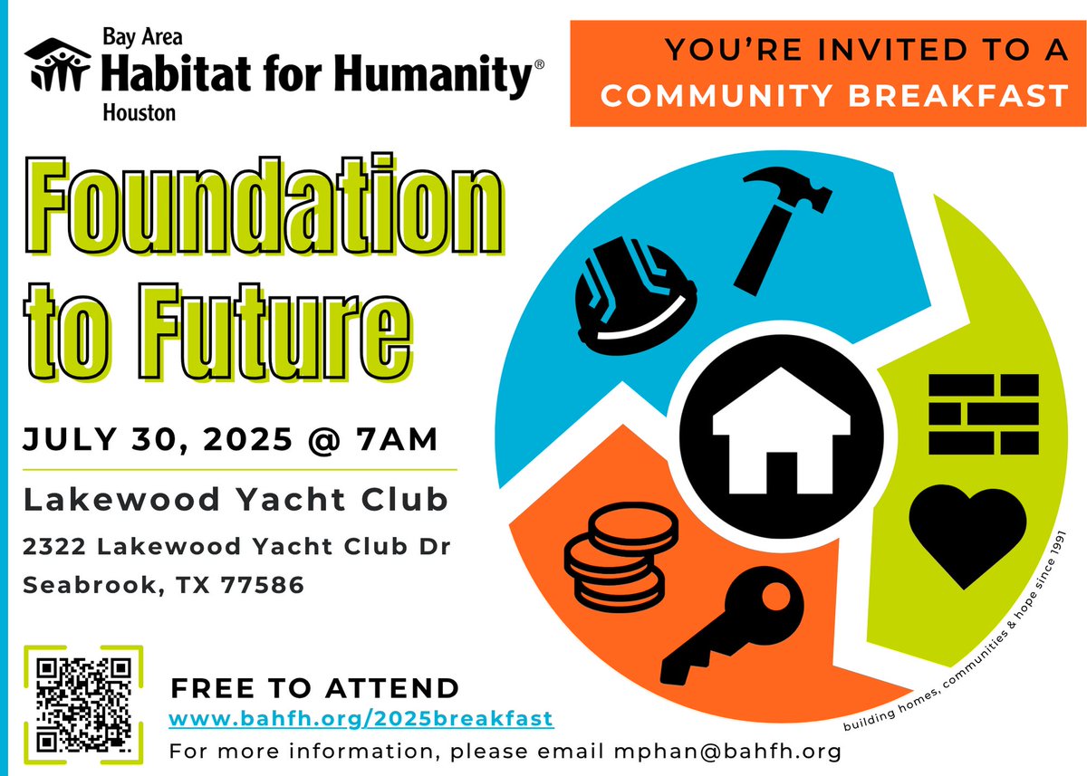 We wrapped up National Homeownership Month with a beautiful home dedication last Friday &amp; the celebration doesn't stop there! Join us at our Community Breakfast next month, where we'll share program updates and ways you can get involved. Reserve a seat at buff.ly/C5d2Ors
