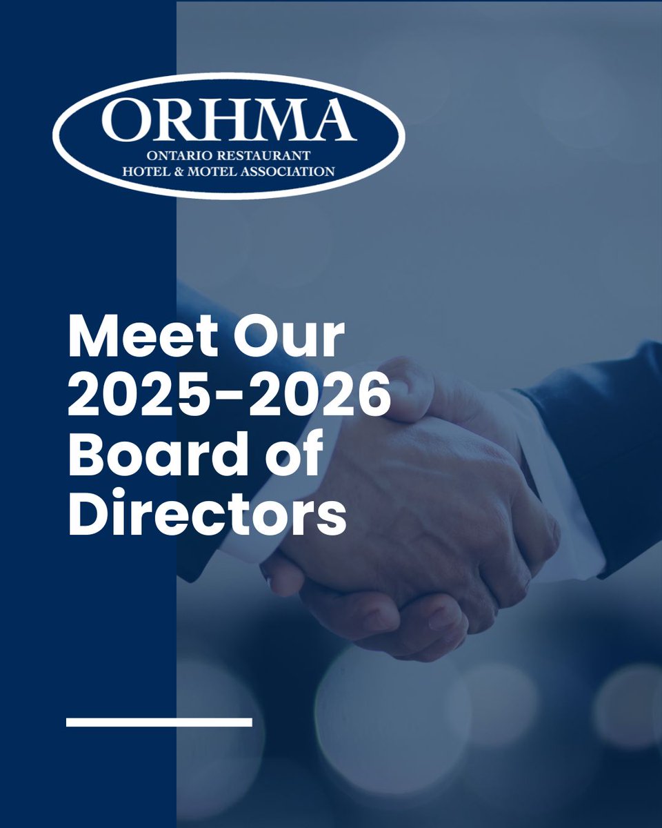 thethomasjacob's tweet image. Honoured to continue serving on the 2025/2026 @ORHMA Provincial Board of Directors, representing the voice of Ontario’s hospitality industry during a time of both challenge and opportunity. 

Grateful to be part of this exceptional group. Excited for what’s ahead. 🏨