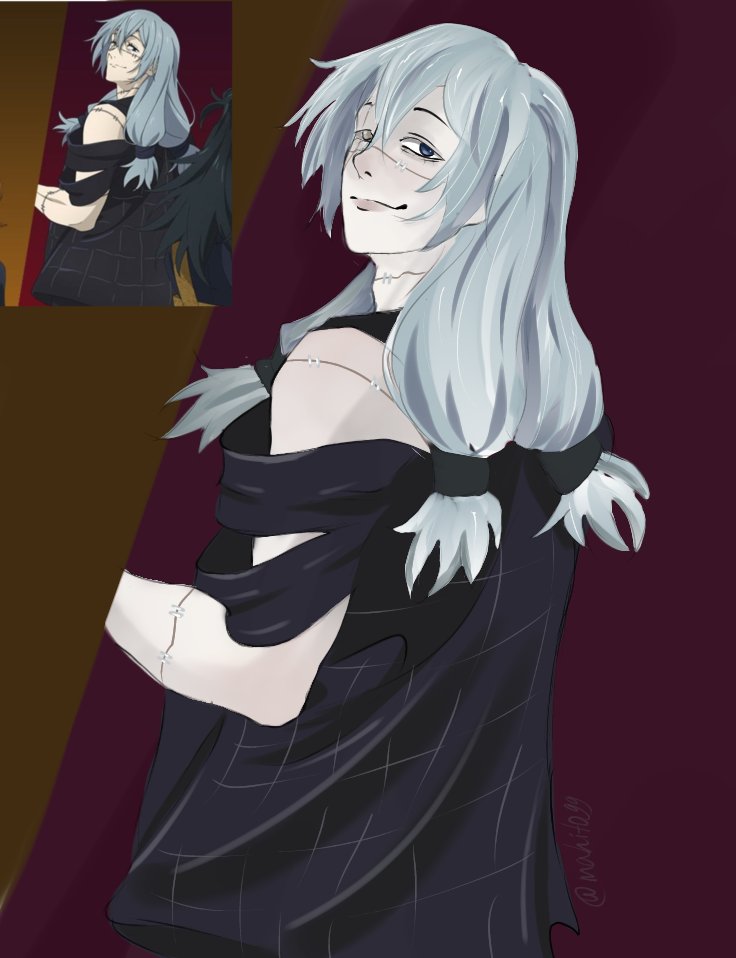 mahit099's tweet image. Still trying new art style
#mahito #JijutsuKaisen