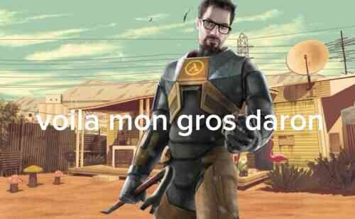 evil ass gordon freeman be like : li rebel ci di fils di poute ci di jalou di wallace breen li combine i on rien fi i on pas ditruit la terre ci di ANGE!!!!!!!’
