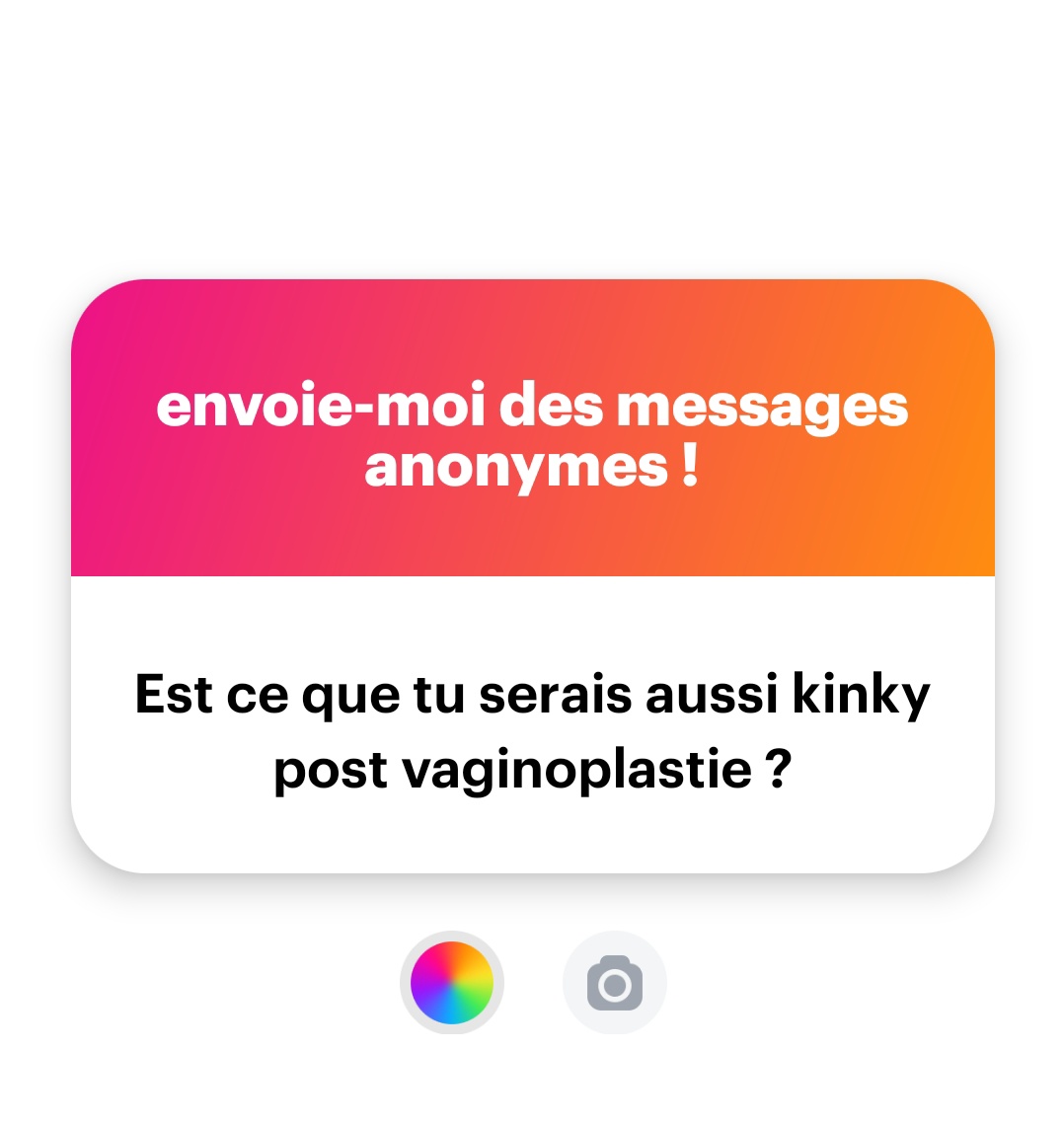 Mais vous avez quoi avec ce qui passe entre nos jambes des TransFem...