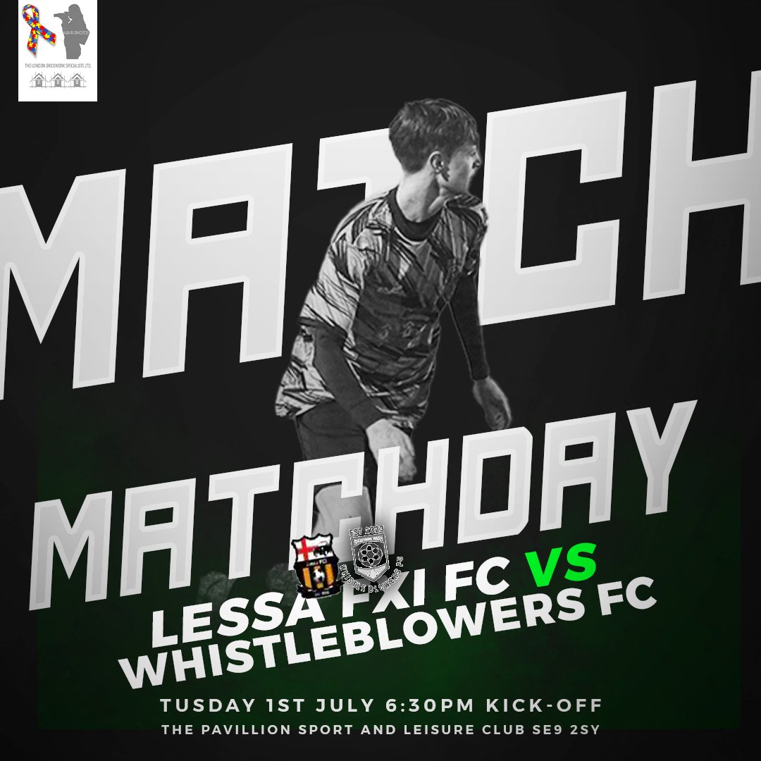 Matchday 

We are back and we take on <a href="/LESSAFXI/">LESSA FXI</a> tonight at 6:30pm. 

<a href="/WESFA_Football/">W.E.S.F.A.</a> <a href="/KayrPhotos/">KayRPhotos</a> <a href="/baldonsportsfc/">Baldon Sports Fc</a> <a href="/LondonBrickSpec/">David Muller</a>