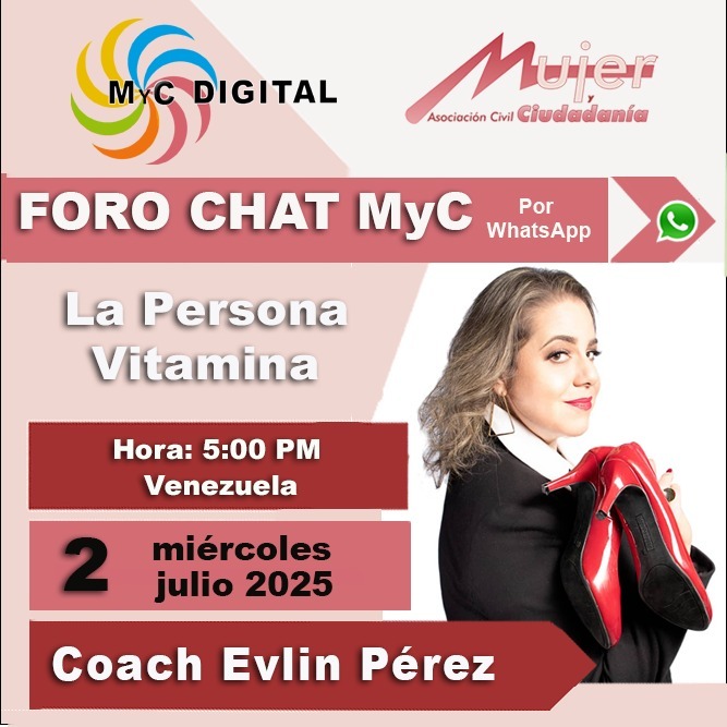 Participa ingresando a nuestro grupo de whatsapp:
chat.whatsapp.com/HJOYNnTEbyCEEm…

Revisa la información completa en nuestro sitio web: mujeranalitica.com/foro-chat-pers…

Mujer y Ciudadanía
Formando mujeres...construyendo ciudadanía