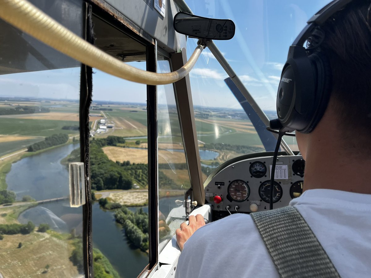 APbyPL's tweet image. Final for fullstop! Tailwheel difference training at Vliegveld Midden Zeeland - EHMZ. @AOPANL @MicHighClub @KNVvL