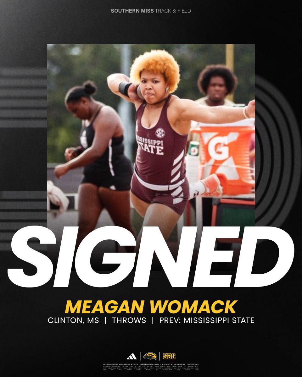 Clinton ➡️ Hattiesburg

Welcome to the 601, Meagan!

#SMTTT