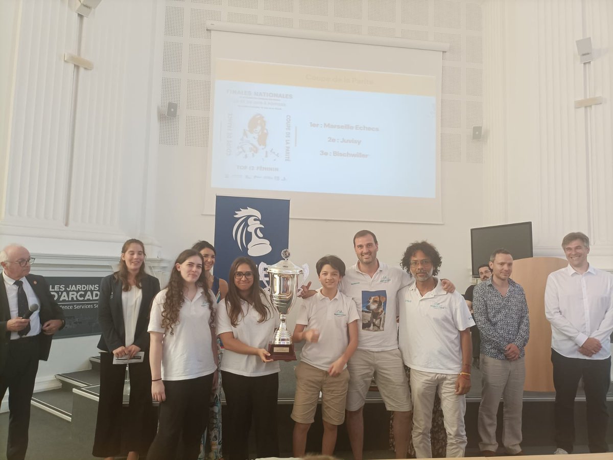 Ligue PACA Échecs (@liguepacaechecs) on Twitter photo Le triomphe de Marseille Échecs en Coupe de la Parité et la victoire de Monte-Carlo au Top 12 féminin
<a href="/escafrestephane/">escafre stephane</a> <a href="/ffechecs/">Fédération Française des Échecs</a> <a href="/Liguepacaechecs/">Ligue PACA Échecs</a> <a href="/marseille/">Ville de Marseille</a> <a href="/JRapaire/">Jean Michel Rapaire</a> <a href="/MaRegionSud/">Région Sud</a> <a href="/EloiRelange/">Eloi Relange</a> <a href="/jbmullon/">Jean-Baptiste MULLON</a> <a href="/LaurieDelorme12/">Laurie Delorme</a> Le triomphe de Marseille Échecs en Coupe de la Parité et la victoire de Monte-Carlo au Top 12 féminin
<a href="/escafrestephane/">escafre stephane</a> <a href="/ffechecs/">Fédération Française des Échecs</a> <a href="/Liguepacaechecs/">Ligue PACA Échecs</a> <a href="/marseille/">Ville de Marseille</a> <a href="/JRapaire/">Jean Michel Rapaire</a> <a href="/MaRegionSud/">Région Sud</a> <a href="/EloiRelange/">Eloi Relange</a> <a href="/jbmullon/">Jean-Baptiste MULLON</a> <a href="/LaurieDelorme12/">Laurie Delorme</a>