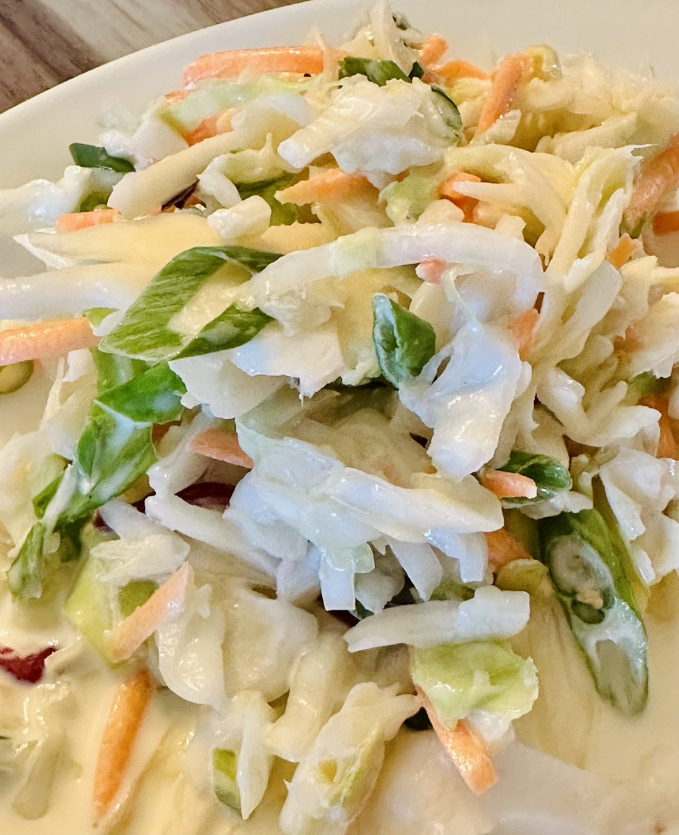 Bigdazw's tweet image. Turkey bacon club on my homemade 9” Banh mi rolls with my coleslaw on the side.
Considering it’s a sandwich for dinner the family are ecstatic 🤣… I must say they were really good. #homecooking #dinner