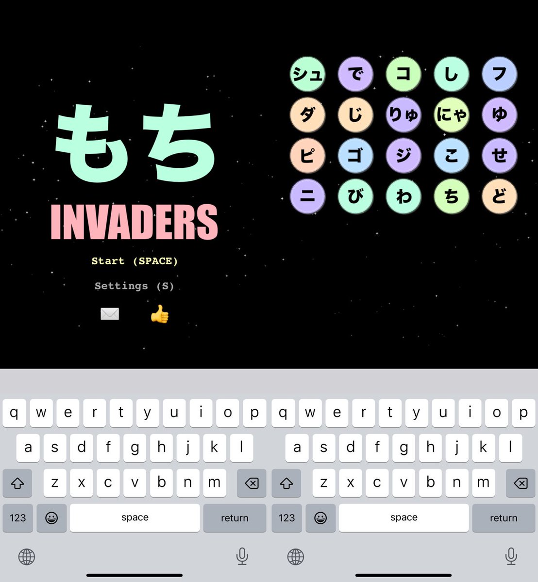 xenodium's tweet image. 🍡 Mochi Invaders 🍡 now on the App Store xenodium.com/mochi-invaders…
#japanese #learningjapanese #learnjapanese #hiragana #katakana #kana #language #learning #ios #spritekit #iphone #indiedev #indie #swift #swiftui