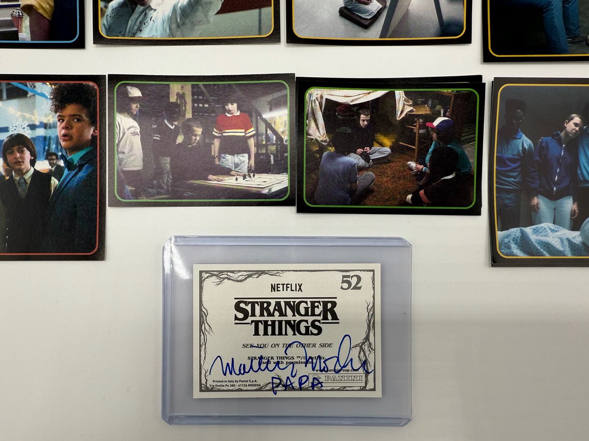 Matthew Modine (@matthewmodine) on Twitter photo Repost + be following by Monday, July 7 for a chance to win these #StrangerThings album stickers from <a href="/PaniniAmerica/">Panini America</a>! I signed the back of sticker #52: "See You On The Other Side!" I'll pick one winner at random and announce next #ModineMonday! Good luck! Repost + be following by Monday, July 7 for a chance to win these #StrangerThings album stickers from <a href="/PaniniAmerica/">Panini America</a>! I signed the back of sticker #52: "See You On The Other Side!" I'll pick one winner at random and announce next #ModineMonday! Good luck!
