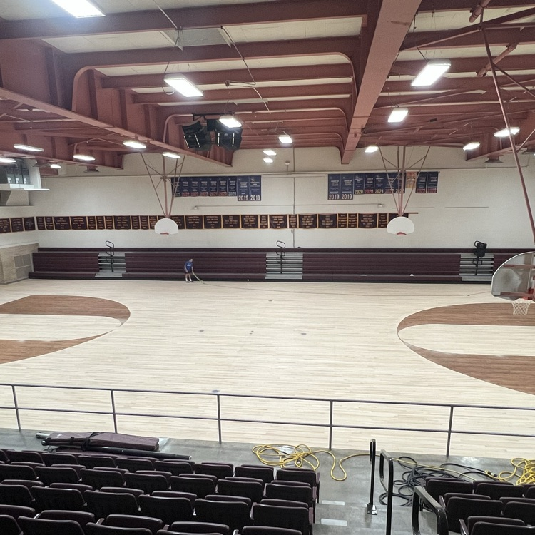 Day #4 as stain has set inside the 3 point line.  Prepping for 1st and 2nd coat of sealant.