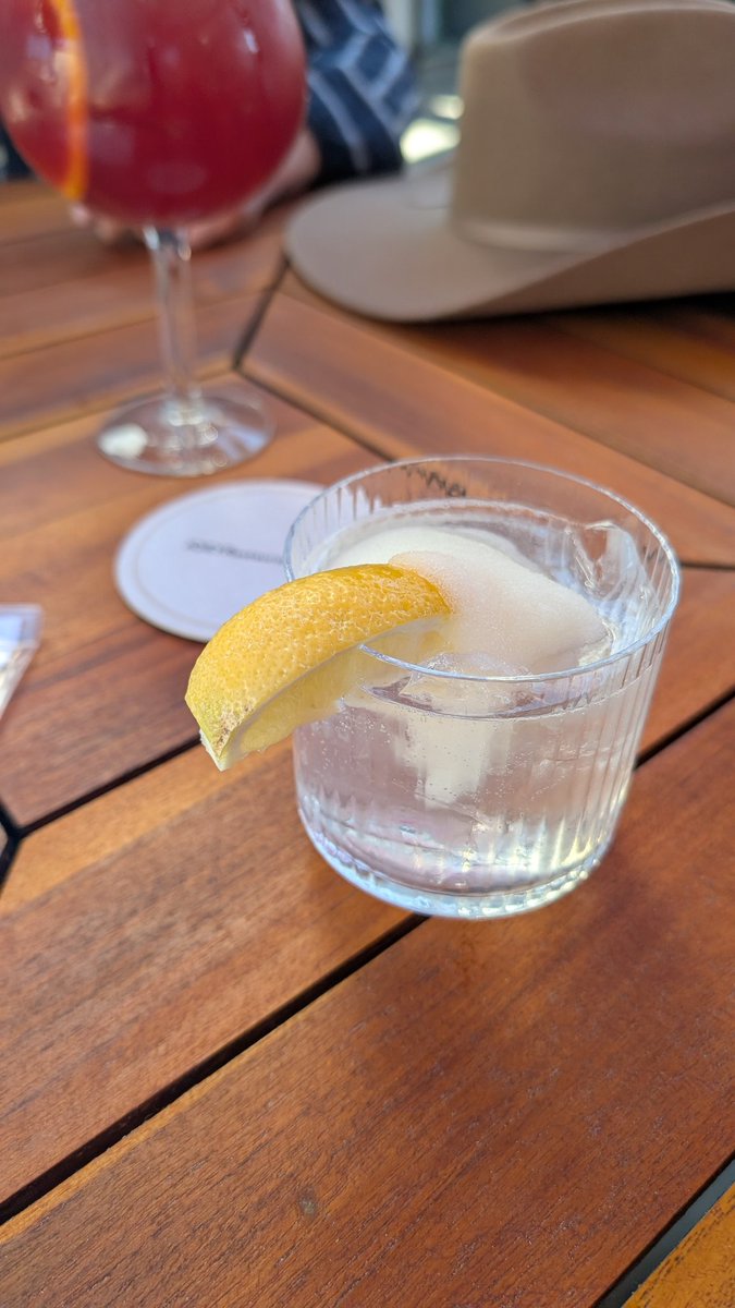 A highball with a little slush = just what the doctor ordered on this patio-y Monday!