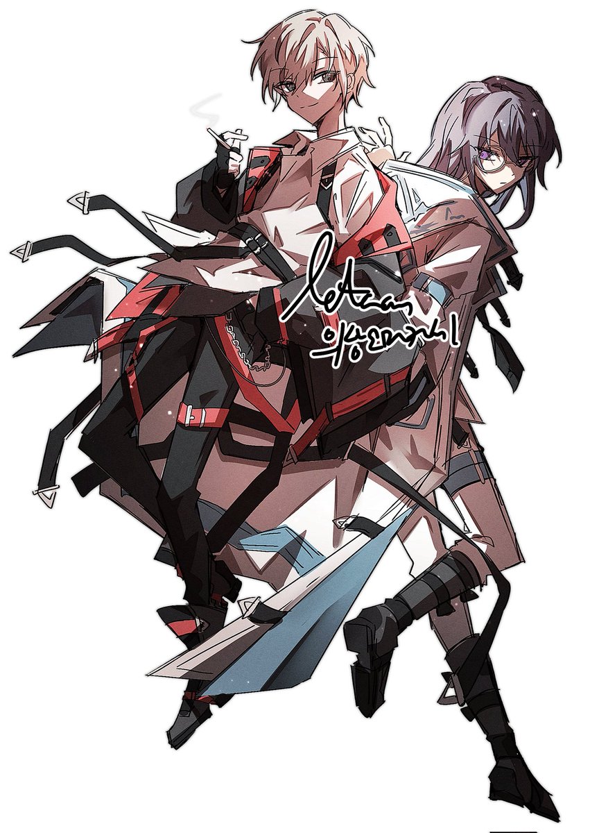 낙서 전신 2인 타입 작업했습니다 :)
커미션 신청 감사합니다!! 🙇‍♂️💕