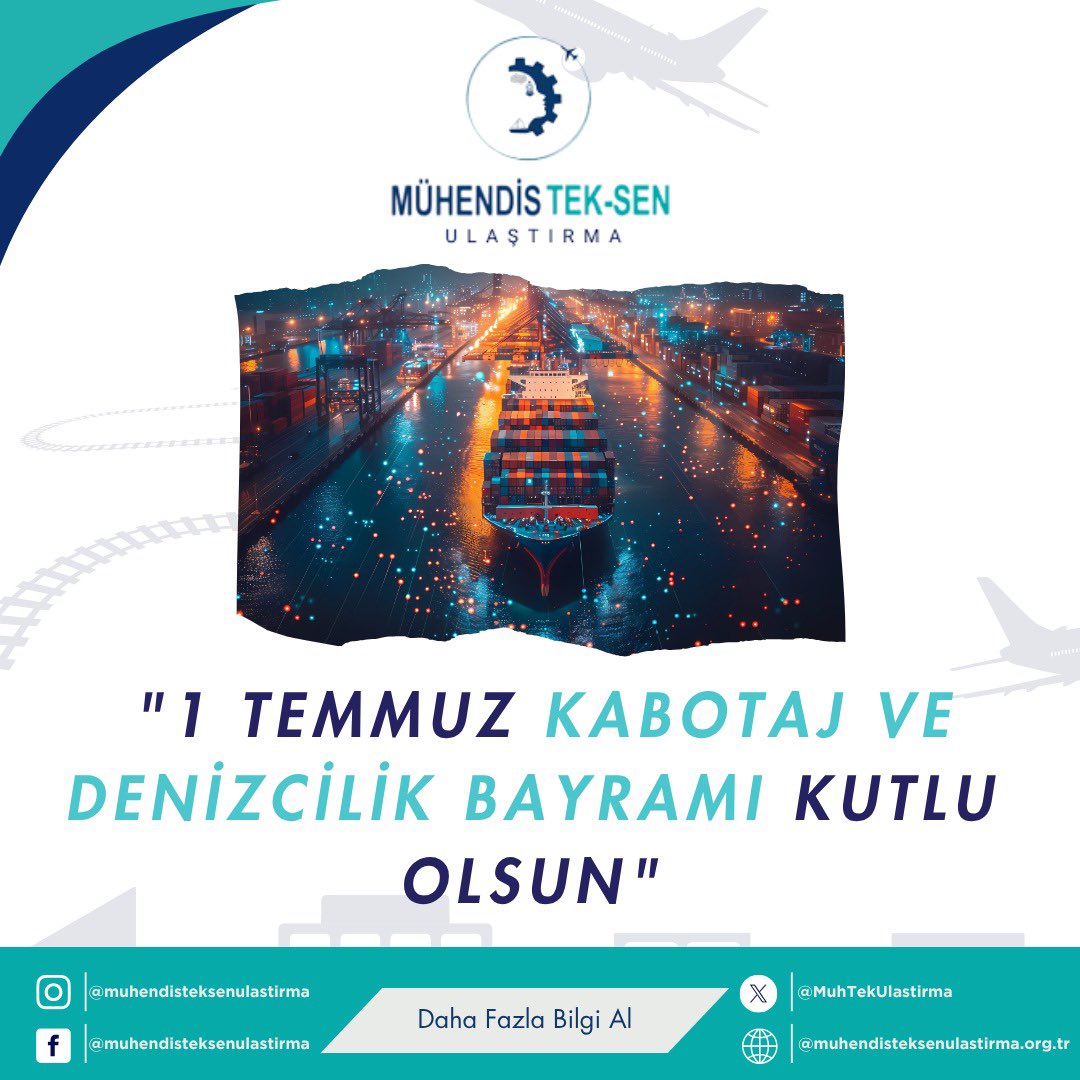 ⚓ 1 Temmuz Denizcilik ve Kabotaj Bayramı Kutlu Olsun 🇹🇷
Egemenliğimizin Denizdeki Adı: Kabotaj Hakkı

1 Temmuz 1926’da yürürlüğe giren Kabotaj Kanunu, Türk kara sularında yük ve yolcu taşıma hakkını yalnızca Türk bayraklı gemilere tanıyarak, denizlerimizde tam egemenliğin ve