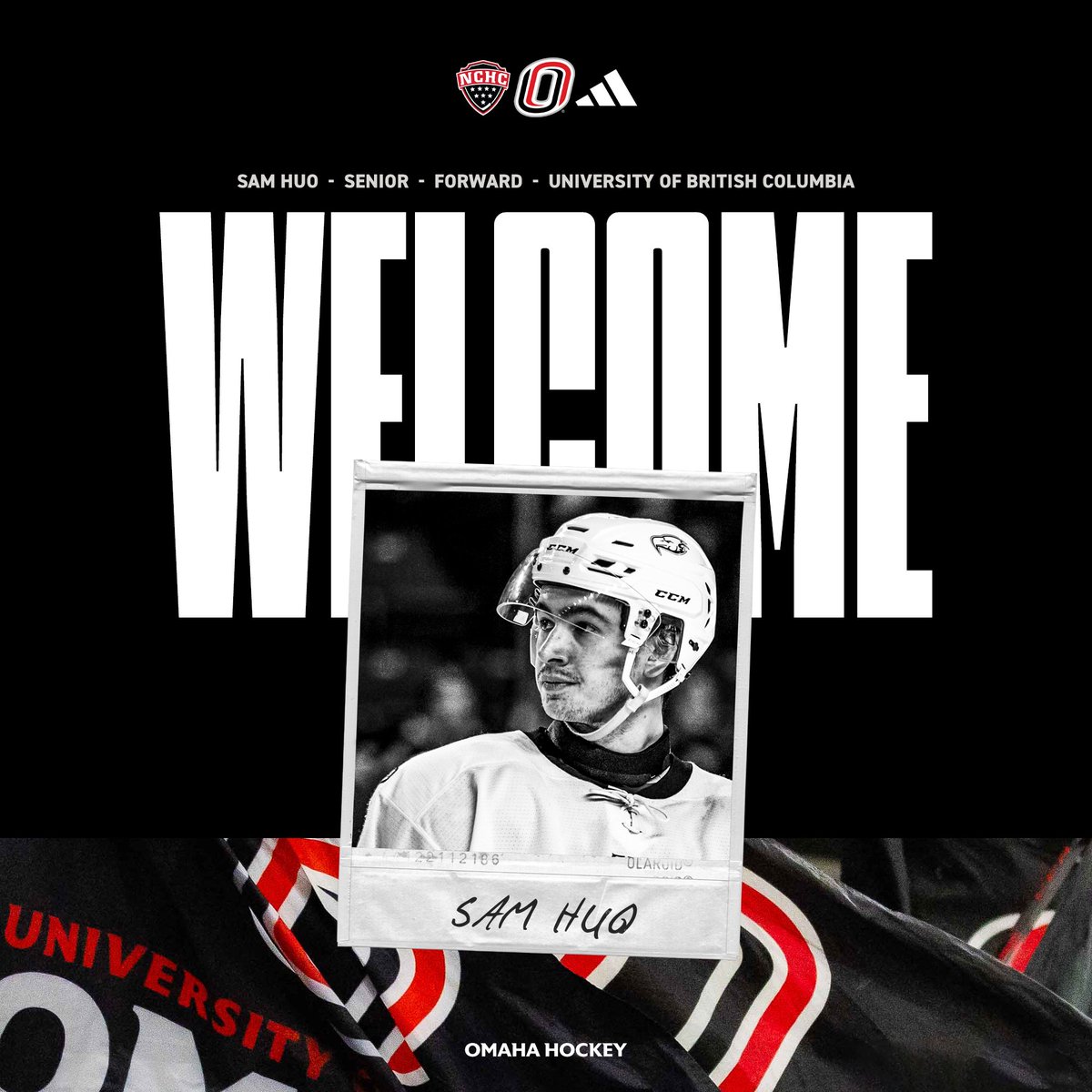 ✍️| Welcome to #Omaha, Sam!

▶️ Led UBC in goals (38) from '22-23 through '24-25

▶️ Member of '23-24 U Sports (West) First All-Star Team