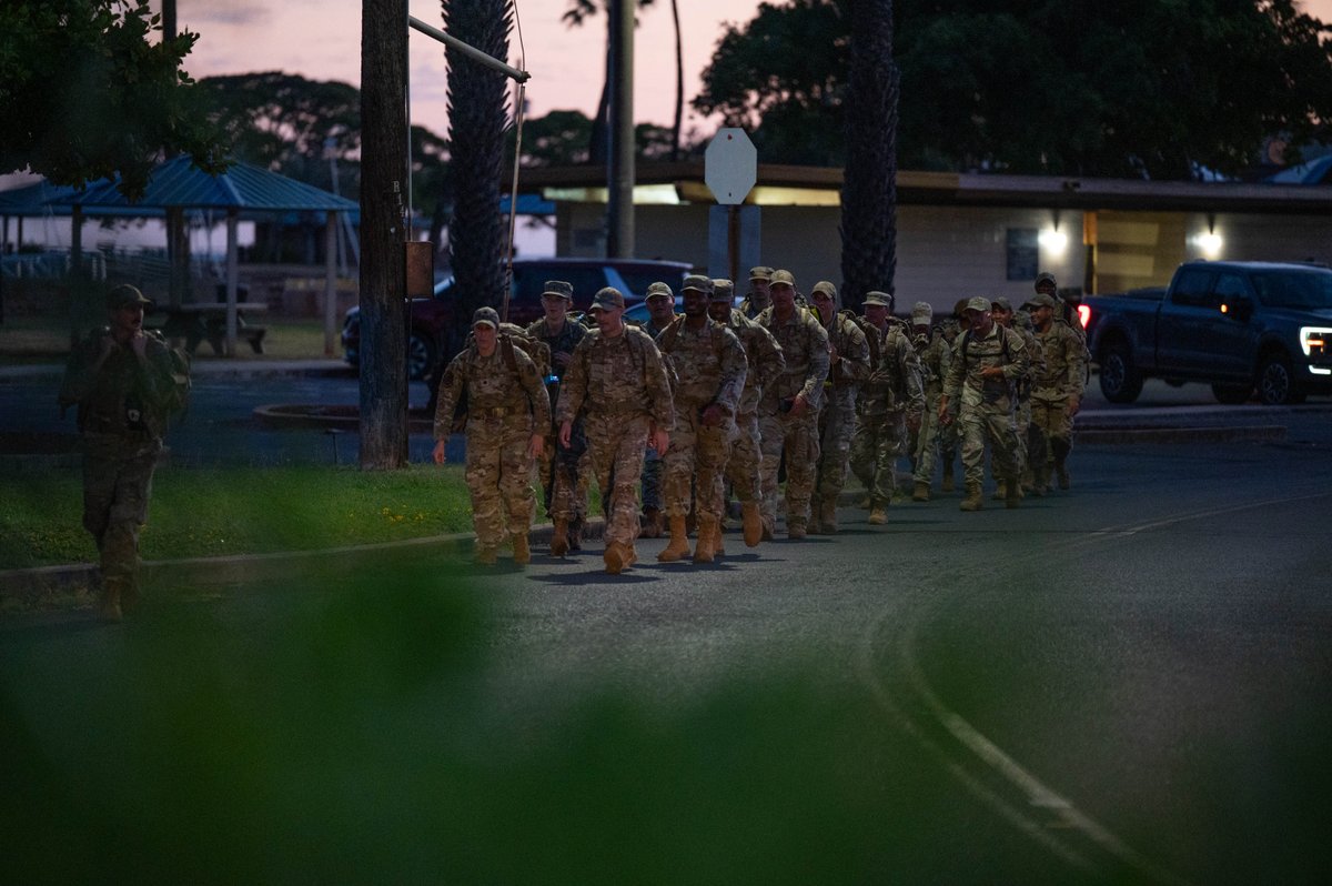 JointBasePHH's tweet photo. Members of the 647th Civil Engineering Squadron conducted combat arms training on JBPHH, June 25-26, 2025. Participants rucked three miles to execute night vision combat and land navigation training events. #readiness #nightop #647CES #AFStrong
https://t.co/0vngxQn9Dx https://t.co/QRFUzFPA3q
