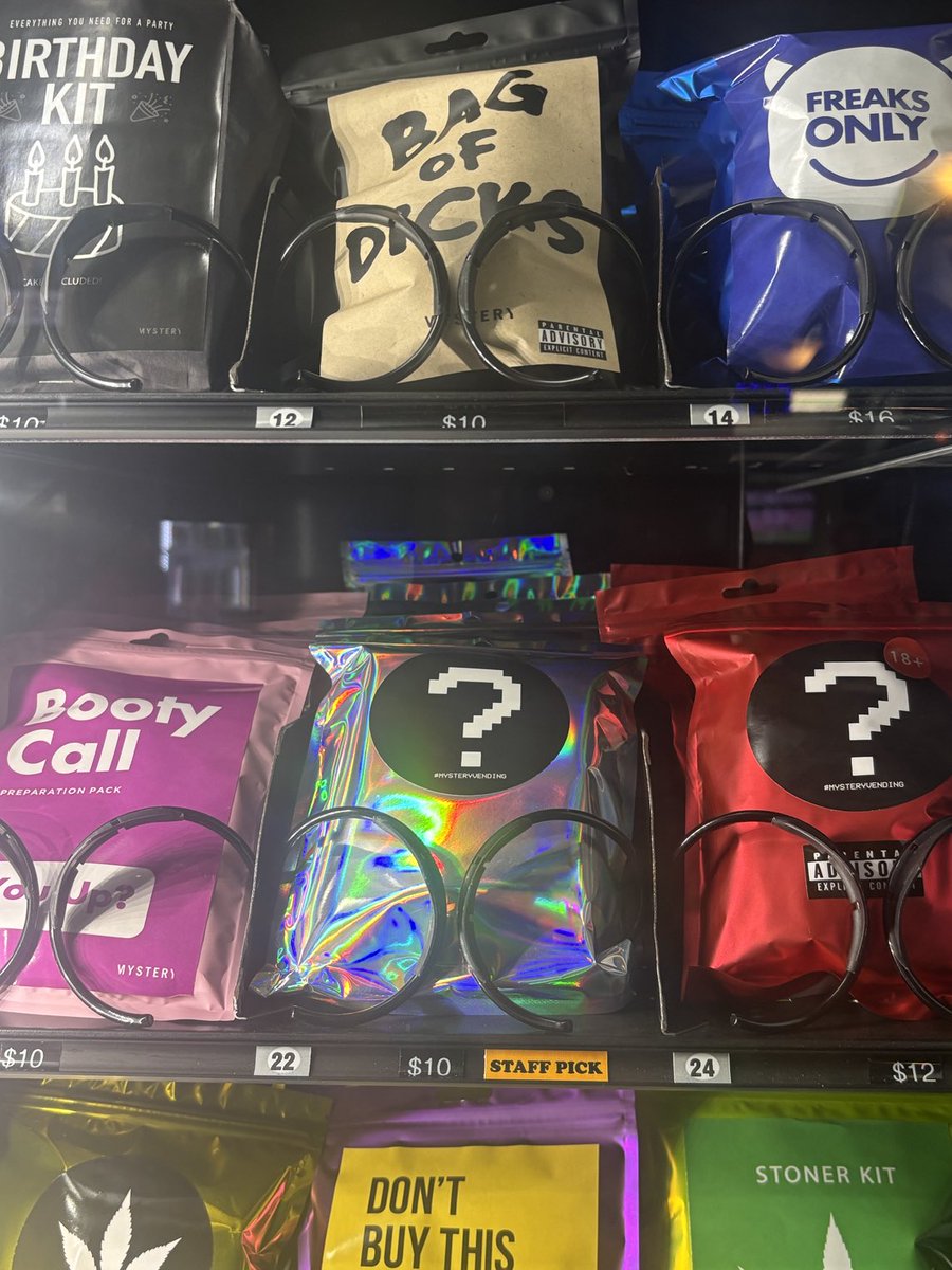 Vending machines are different here. 😁