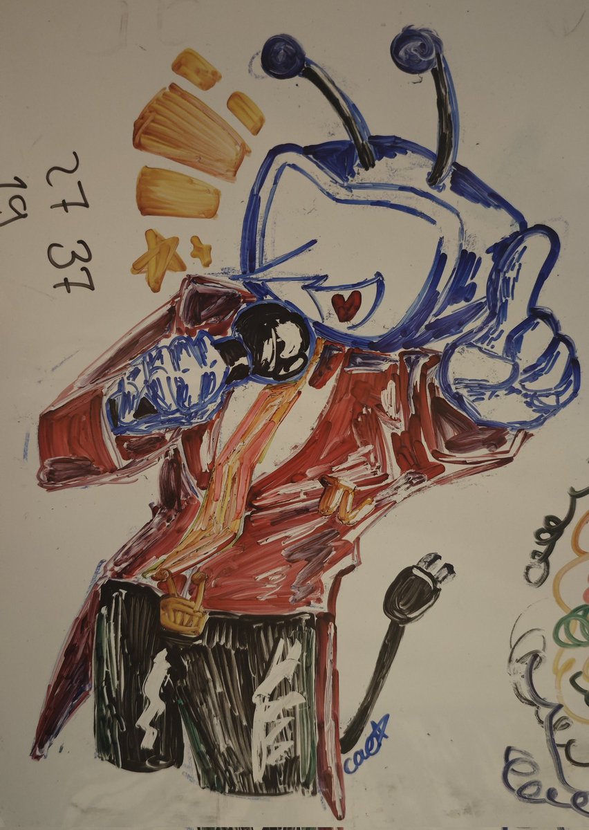 cae_ruleam's tweet photo. i drew tenna on a whiteboard. again. i dont think ill try rendering on one again it was hard https://t.co/jW3nkqvPM9