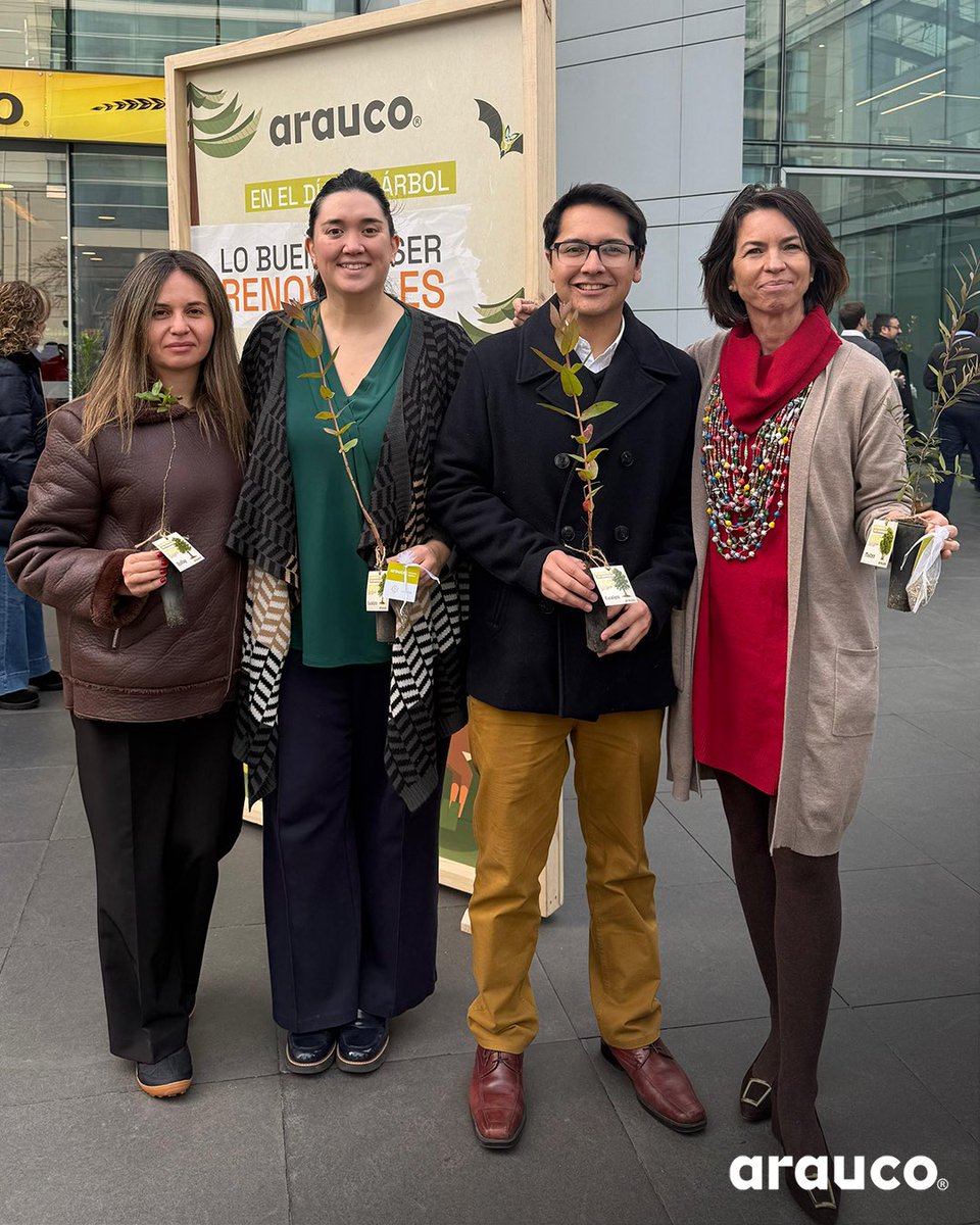 🌳🌿 ¡Porque un árbol vale más que mil palabras! Con convicción, apostamos por un futuro donde los árboles no solo sean símbolo de vida, sino también motores de desarrollo para Chile y el mundo.

Por eso celebramos el #DíaMundialdelÁrbol llevando vida a la ciudad. Una oportunidad
