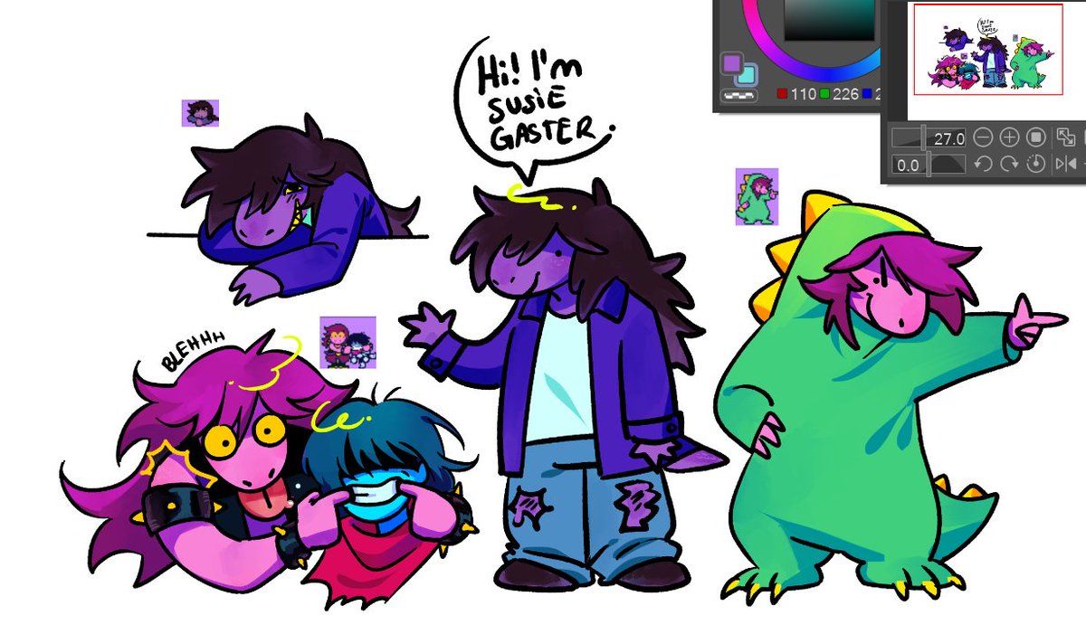 she's just a silly gal #deltarune