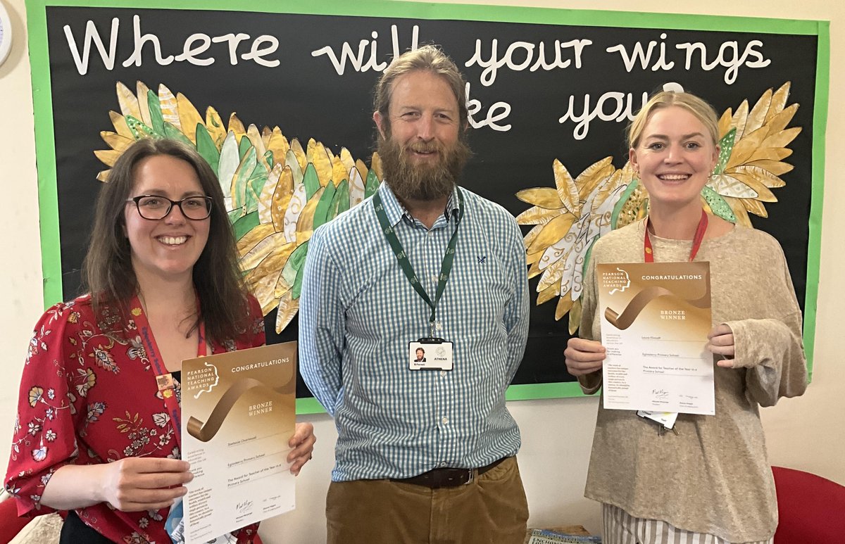 athenalearning_'s tweet image. We’re thrilled to share that Egloskerry Primary teachers Mrs Charlwood &amp;amp; Miss Flintoff have been recognised in the 2025 Teaching Awards! Mrs Charlwood’s led 3 yrs of 100% phonics success, and Miss Flintoff transformed learning in just one year! #DreamBig #pearsonteachingawards