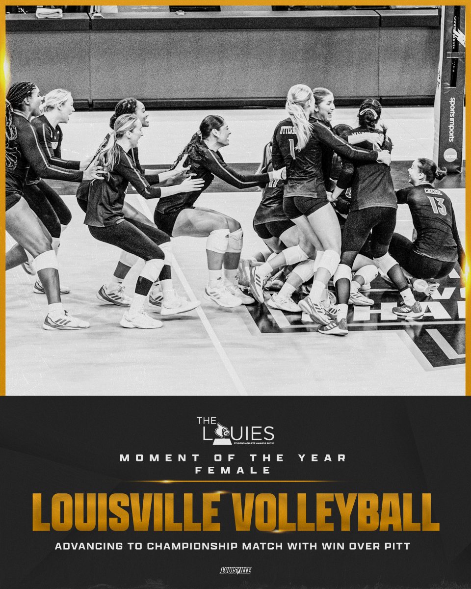 Unforgettable.

𝙈𝙤𝙢𝙚𝙣𝙩 𝙤𝙛 𝙩𝙝𝙚 𝙔𝙚𝙖𝙧: Advancing to the NCAA championship match with a win over Pitt

#GoCards