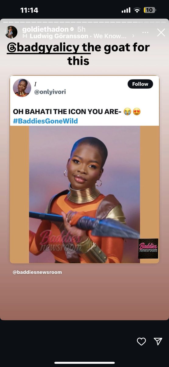 onlyivori's tweet photo. yall this is crazy 😭i got noticed by bahati, diamond, natalie, rollie, fania, and the baddies official instagram 😭 im—— #BaddiesAfrica #BaddiesGoneWild https://t.co/ImYndpKaTI