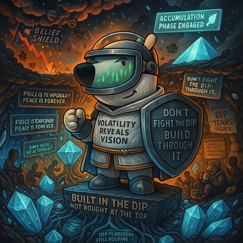 SolPeaceguy's tweet image. Even in the darkest dips, true communities don't flinch — they stand tall, hold strong, and build louder.

📉➡️📈
You’re not just holding a chart.
You’re holding a vision.
You’re holding peace.

The comeback won’t be luck — it’ll be conviction.
We’re just getting started. 🌍✌️…