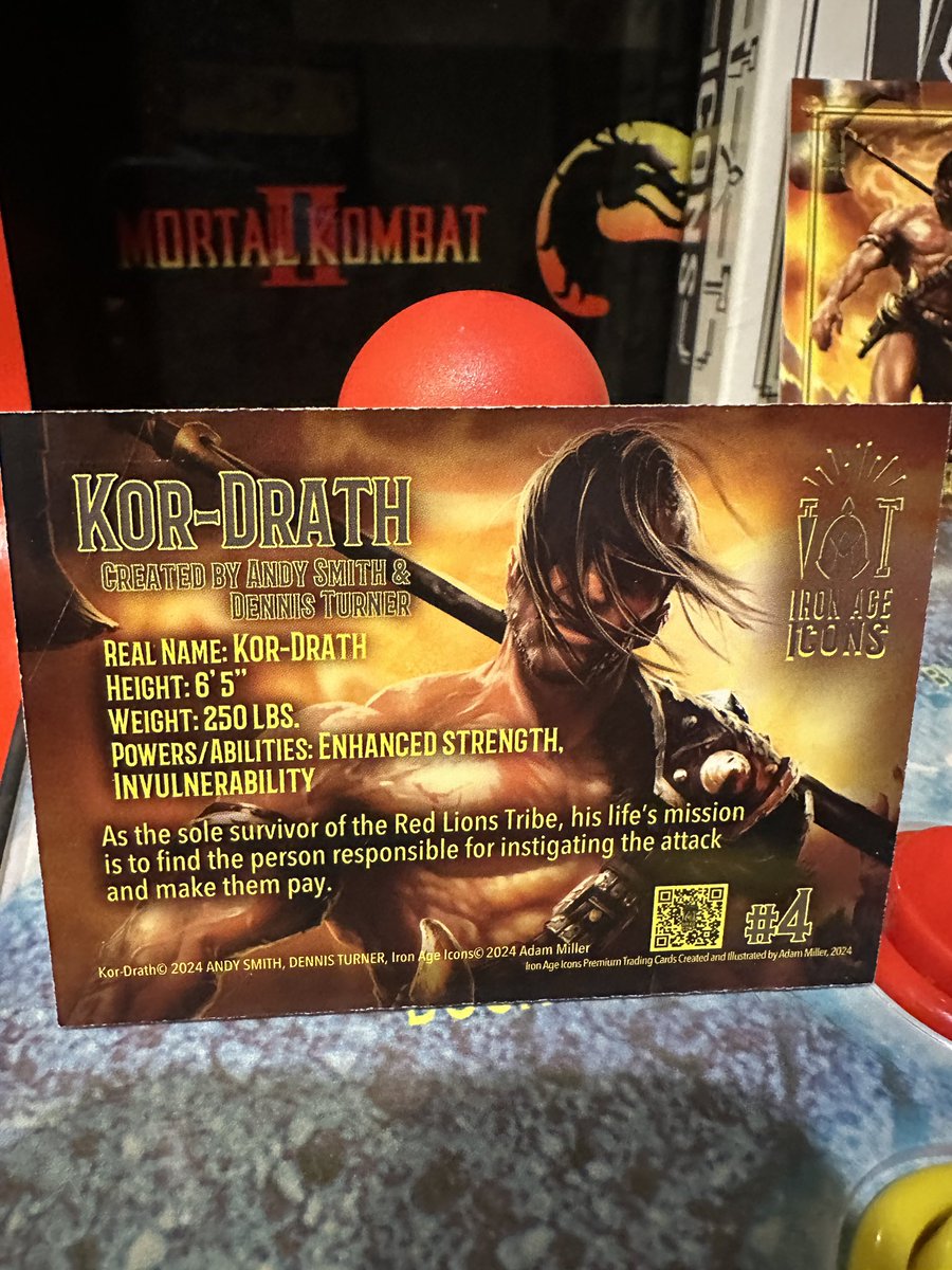 AdamMillerDraws's tweet image. And here’s a look at card #4, Kor-Drath! From @andysmithart & @dinjascomics! It doesn’t get much better than being able to paint barbaric warriors