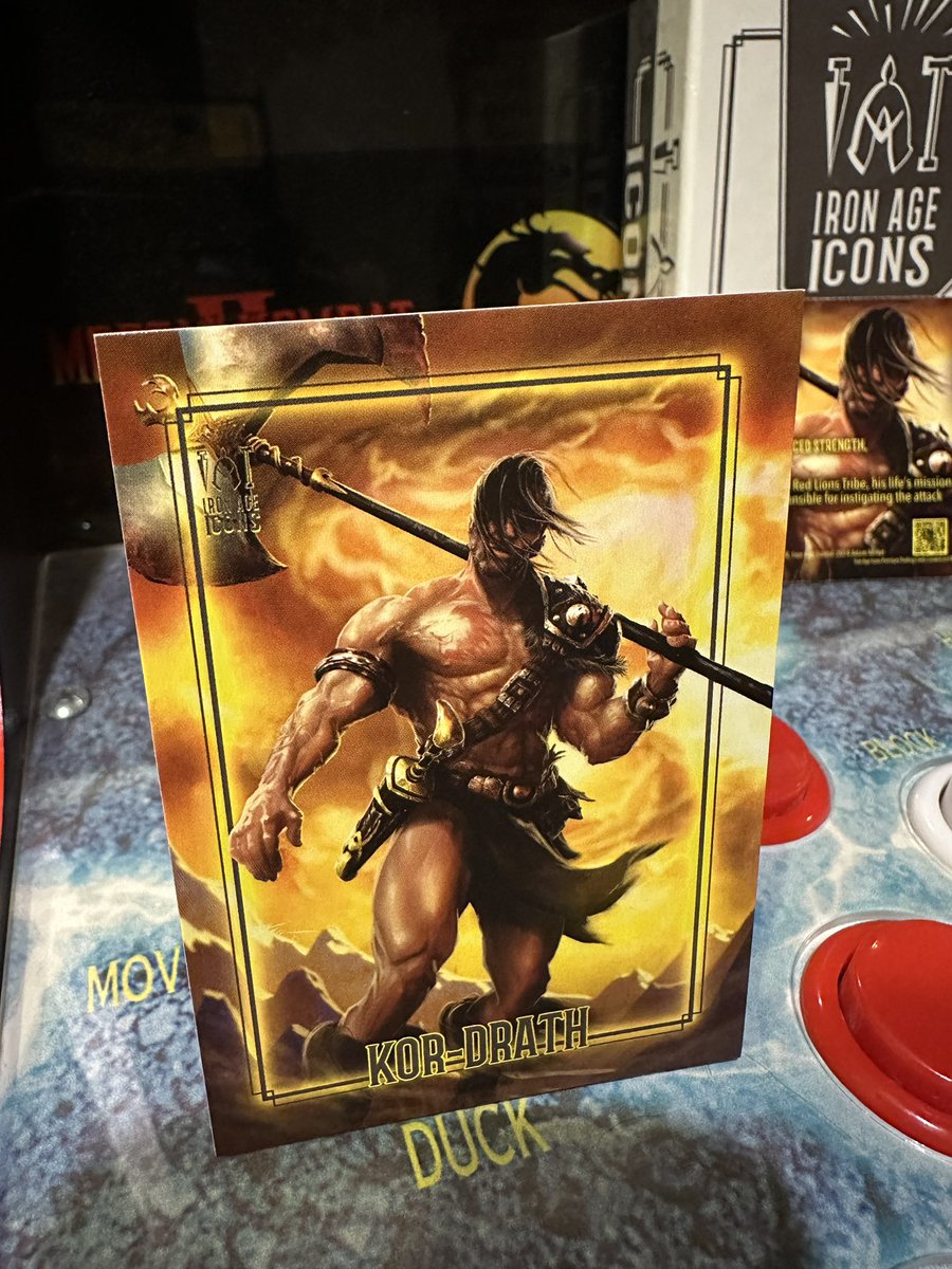 AdamMillerDraws's tweet image. And here’s a look at card #4, Kor-Drath! From @andysmithart & @dinjascomics! It doesn’t get much better than being able to paint barbaric warriors