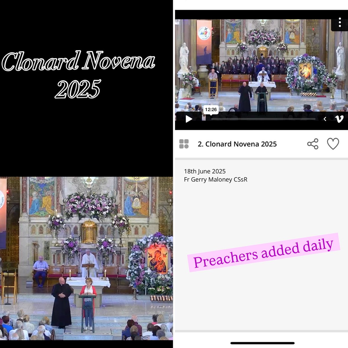 The Preached Word (@preachedword) on Twitter photo If you missed some of the wonderful preaching at this years <a href="/ClonardMBelfast/">Clonard Monastery</a> Novena, please log into our app to listen. Breige O’Hare and Fr Gerry Maloney have just been added If you missed some of the wonderful preaching at this years <a href="/ClonardMBelfast/">Clonard Monastery</a> Novena, please log into our app to listen. Breige O’Hare and Fr Gerry Maloney have just been added