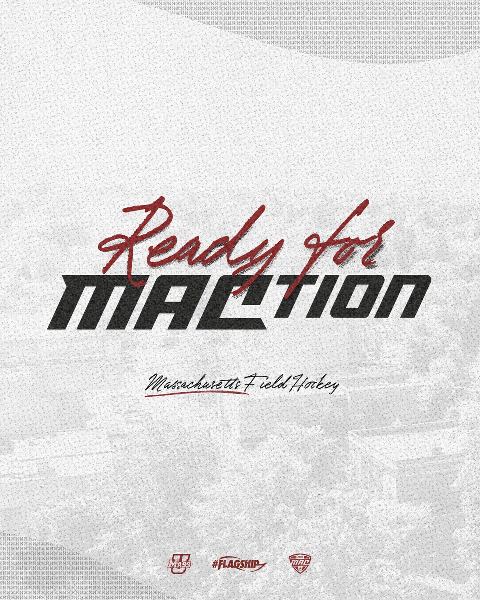 UMassFH's tweet image. Ready. Set. @MACSports 🏑
The Minutewomen are 𝙤𝙛𝙛𝙞𝙘𝙞𝙖𝙡𝙡𝙮 ready to roll into #MACtion
#RollUMass x #Flagship🚩